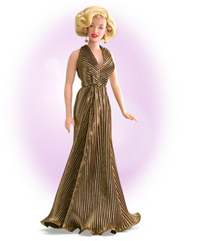 Marilyn monroe gold dress