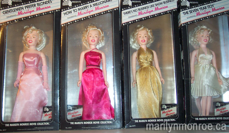 marilyn monroe collector series dolls