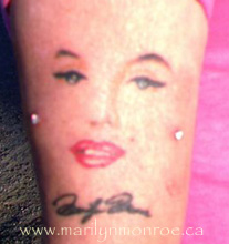 Marilyn Monroe Tattoo: David