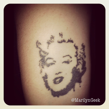 Marilyn Monroe Tattoo: Anja