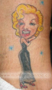 Marilyn Monroe Tattoo: April