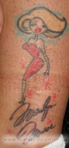 Marilyn Monroe Tattoo: April