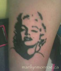 Marilyn Monroe Tattoo: Brandy