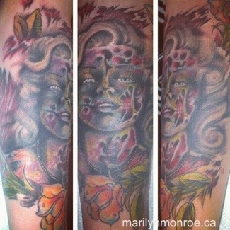 Marilyn Monroe Tattoo: Brittany Norris