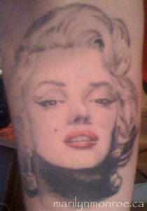 Marilyn Monroe Tattoo: Christian Tobar