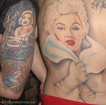 Marilyn Monroe Tattoo Coma Black Owner Coma Black