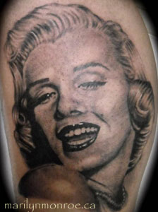 Marilyn Monroe Tattoo: Dave Allen