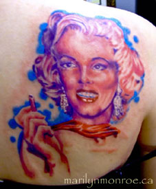 Marilyn Monroe Tattoo: Kelsey