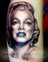 Marilyn Monroe Tattoo: Jamie