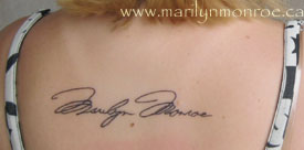 Marilyn Monroe Tattoo: Jenn