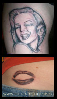 Marilyn Monroe Tattoo: Jessica