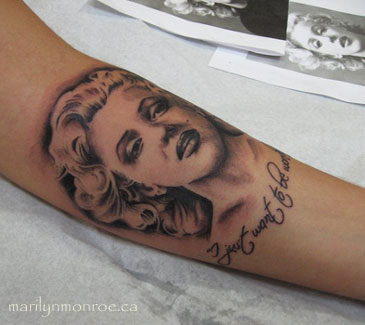 tattoo marilyn monroe quotes i believe everything happens for a reason