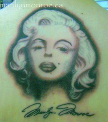 Marilyn Monroe Tattoo: Joe Christensen