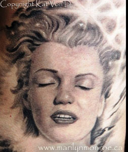 Marilyn Monroe Tattoo: Kat Von D