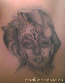 Marilyn Monroe Tattoo: Alex