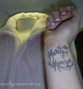 Marilyn Monroe Tattoo: Laura