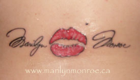 Marilyn Monroe Tattoo: Meg