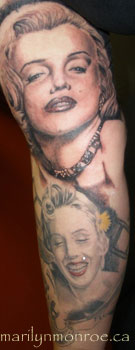 Marilyn Monroe Tattoo: Ricasso