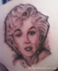 Marilyn Monroe Tattoo: Samantha