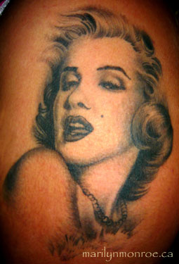 Marilyn Monroe Tattoo: Sophia Corsali