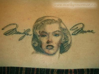 Marilyn Monroe Tattoo: Stella