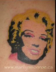 Marilyn Monroe Tattoo: Tabitha